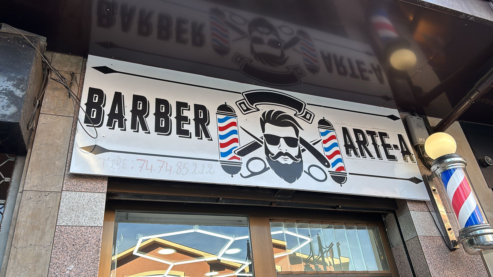 barbería barber arte -a